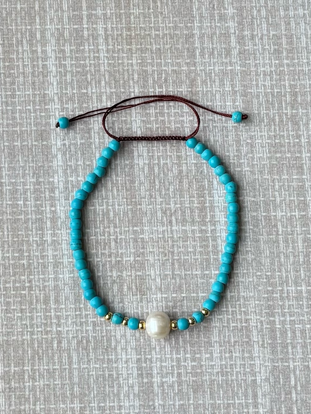 NWOT Polo Ralph Lauren Turquoise and Pearl Bracelet